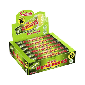 Swizzels Refresher Bar Sour Apple 20P – Case Qty – 60