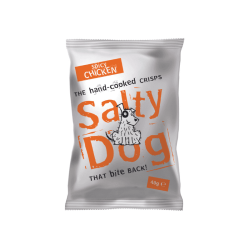 Salty Dog Spicy Chicken 40G - Case Qty - 30
