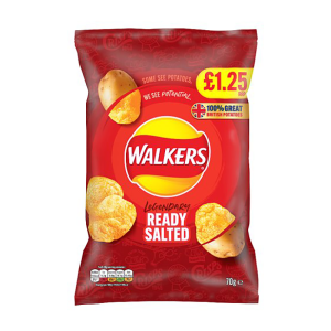 Walkers Ready Salted 70G Pm 1.25 – Case Qty – 18