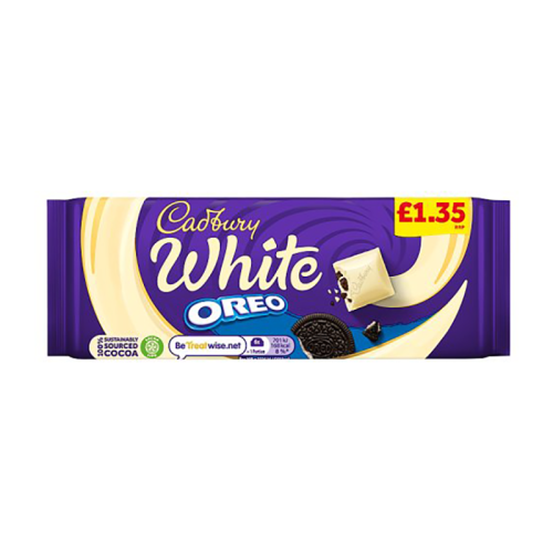 Cadburys White Oreo Pmp £1.35 - Case Qty - 17