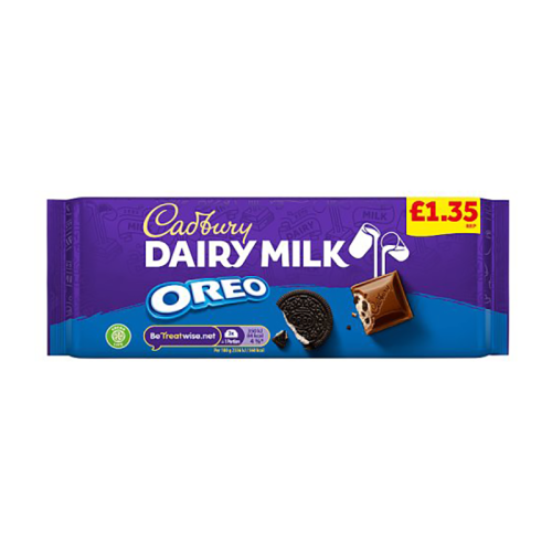 Cadburys Dairy Milk Oreo Pmp £1.35 - Case Qty - 17