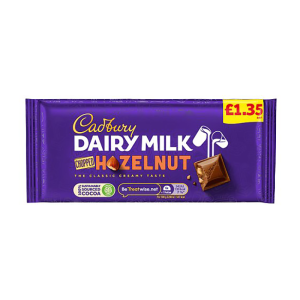 Cadburys Chopped Nut Pmp £1.35 – Case Qty – 22