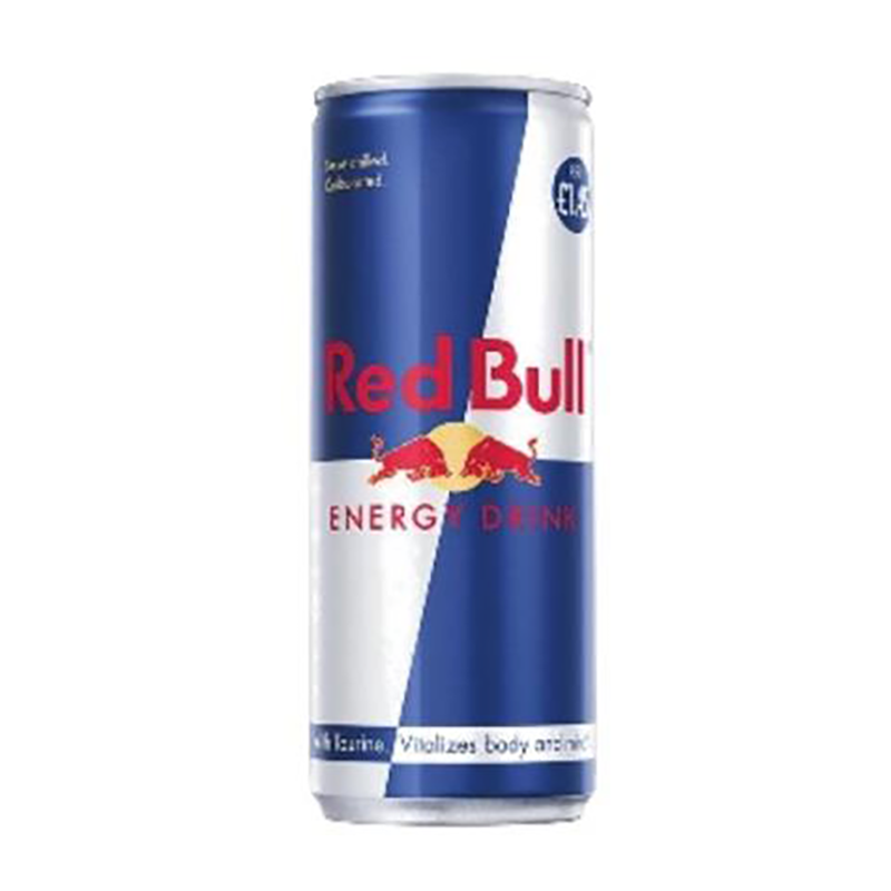 Red Bull 250Ml Cans Pmp £1.55 - Case Qty - 24