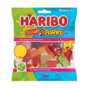 Haribo Sour Sparks Pmp £1.25 – Case Qty – 12