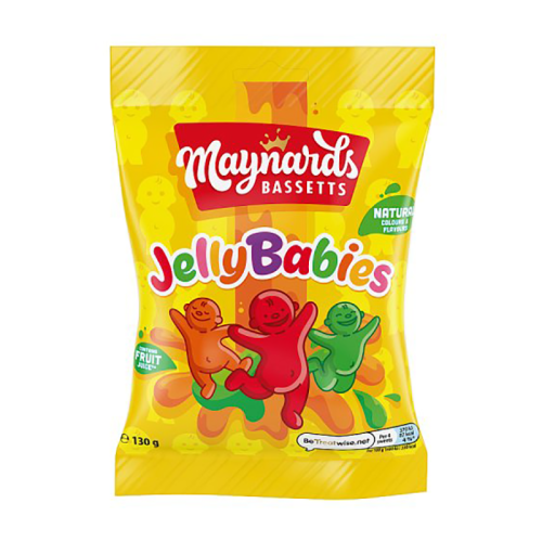 Maynard Jelly Babies 130G Bag - Case Qty - 10