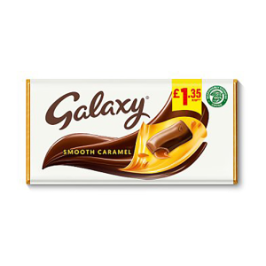 Mars Galaxy Caramel 135G Pm £1.35 – Case Qty – 24