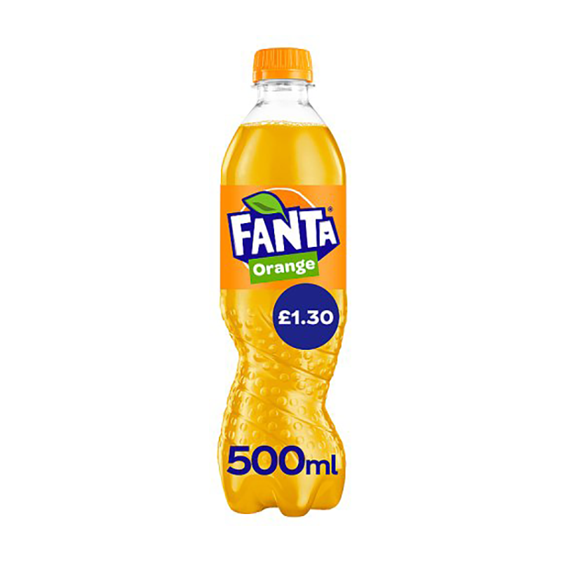 Fanta Orange 500Ml Pmp £1.30 - Case Qty - 12
