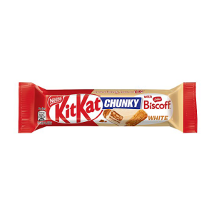 Nestle Kit Kat Chunky White Biscoff – Case Qty – 24