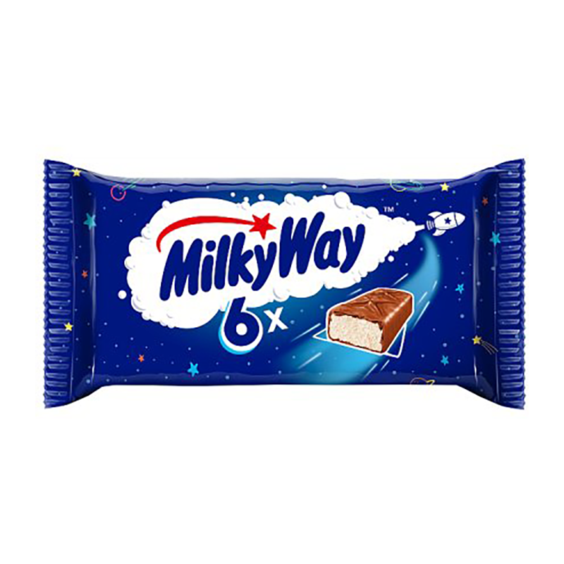 Milky Way Single 6 Pack Multipack - Case Qty - 13